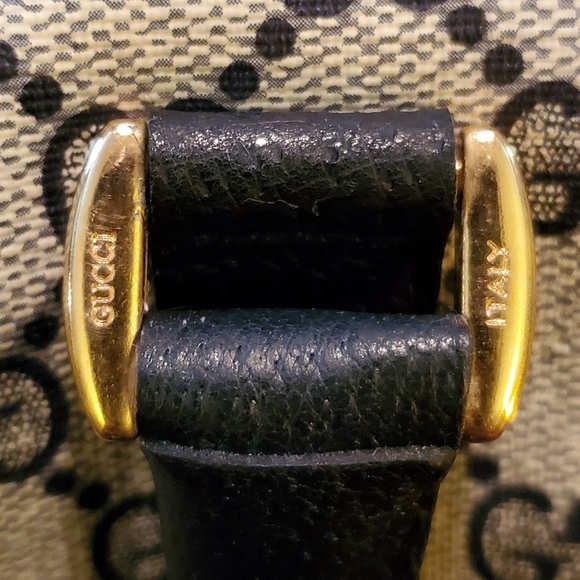 SOLD Gucci Accessory Collection Navy Boston Bag - Picture 11 of 16